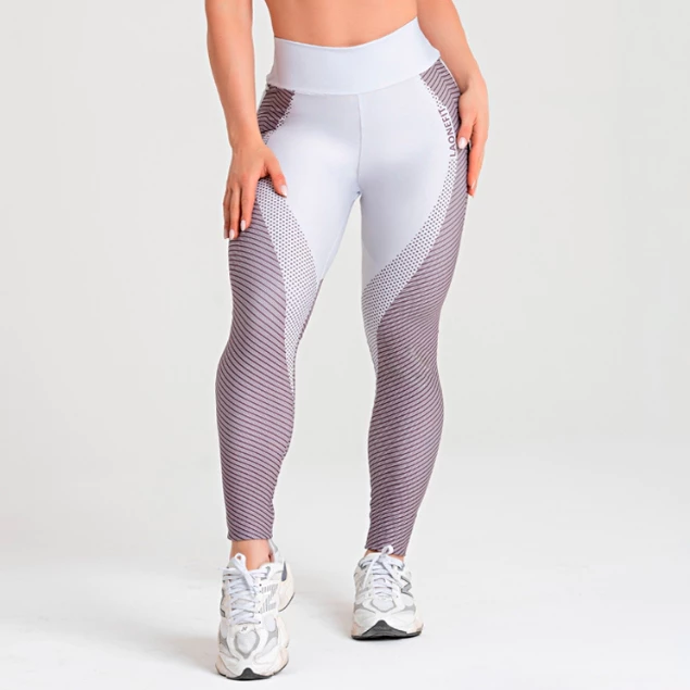 Legging Feminina de Academia Alta Blackout Cós Anatômico Zero transparência BRIGADEIRO - LAONEFIT — imagem 1