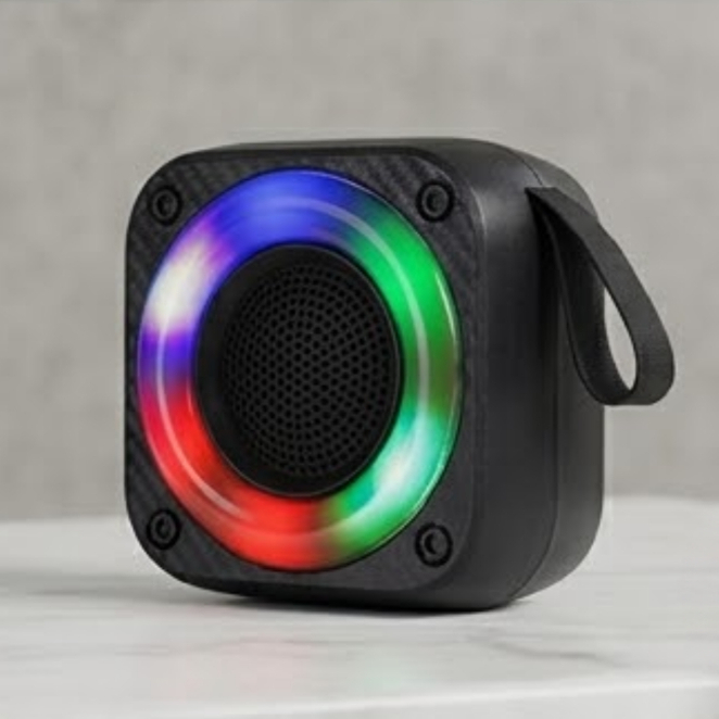 Caixa de Som Bluetooth Portátil Grasep 5w Tws LED Rgb Rádio Fm USB Sd Caixinha de Som Sem Fio Potente — R$ 54,00 em Shopee