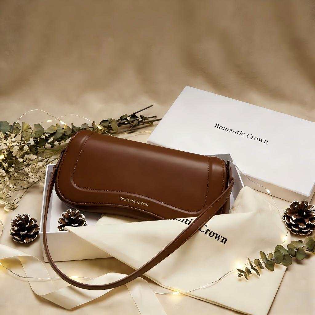 Bolsa Feminina Elegante de Couro Sintético Preto com Alça Ajustável — foto 8
