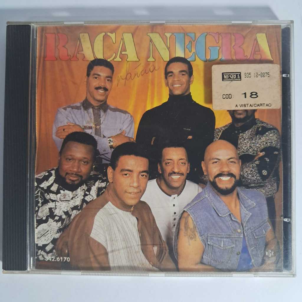 CD Raça Negra – Doce Paixão – Samba, Pagode – Anos 90 – Original – Colecionador - Retrô Brasil Music
