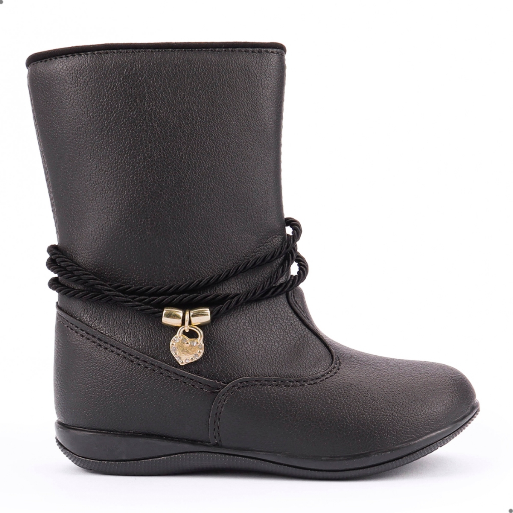 Bota Infantil Feminina Menina Club Happy Botinha Infantil