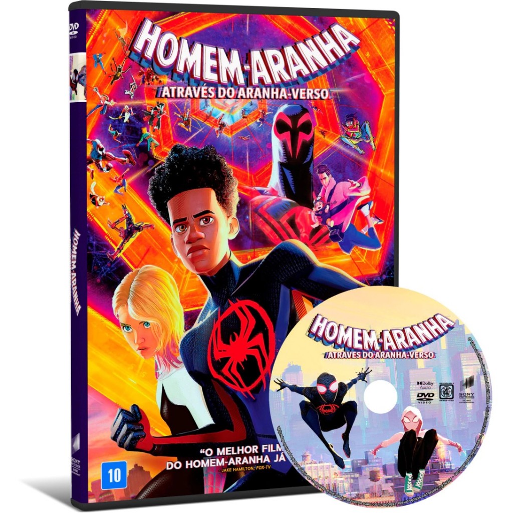 DVD  Homem-Aranha: Através do Aranhaverso - 2023 - (Dual-Audio) - 1080p HD Por 25.99