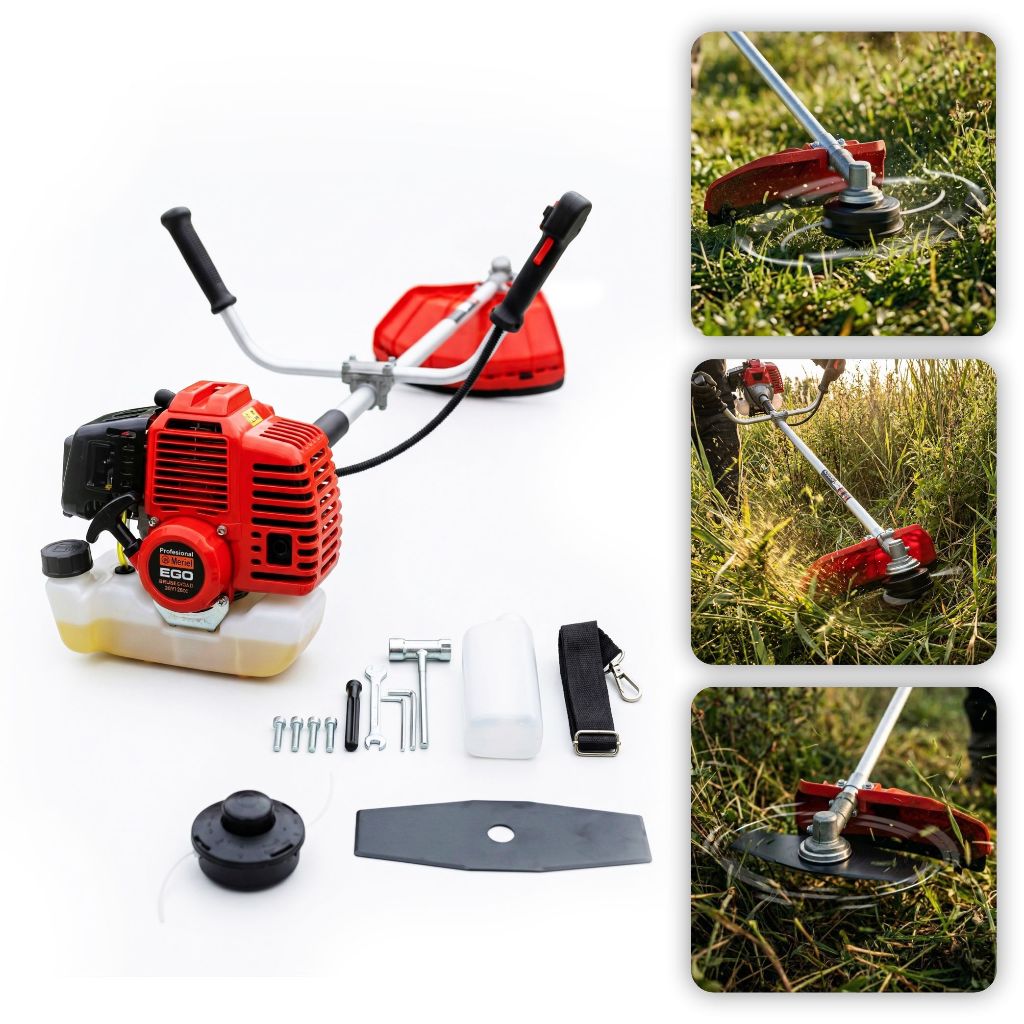 Roçadeira Gasolina Profissional Terra 52cc 2,5hp 2 Tempos