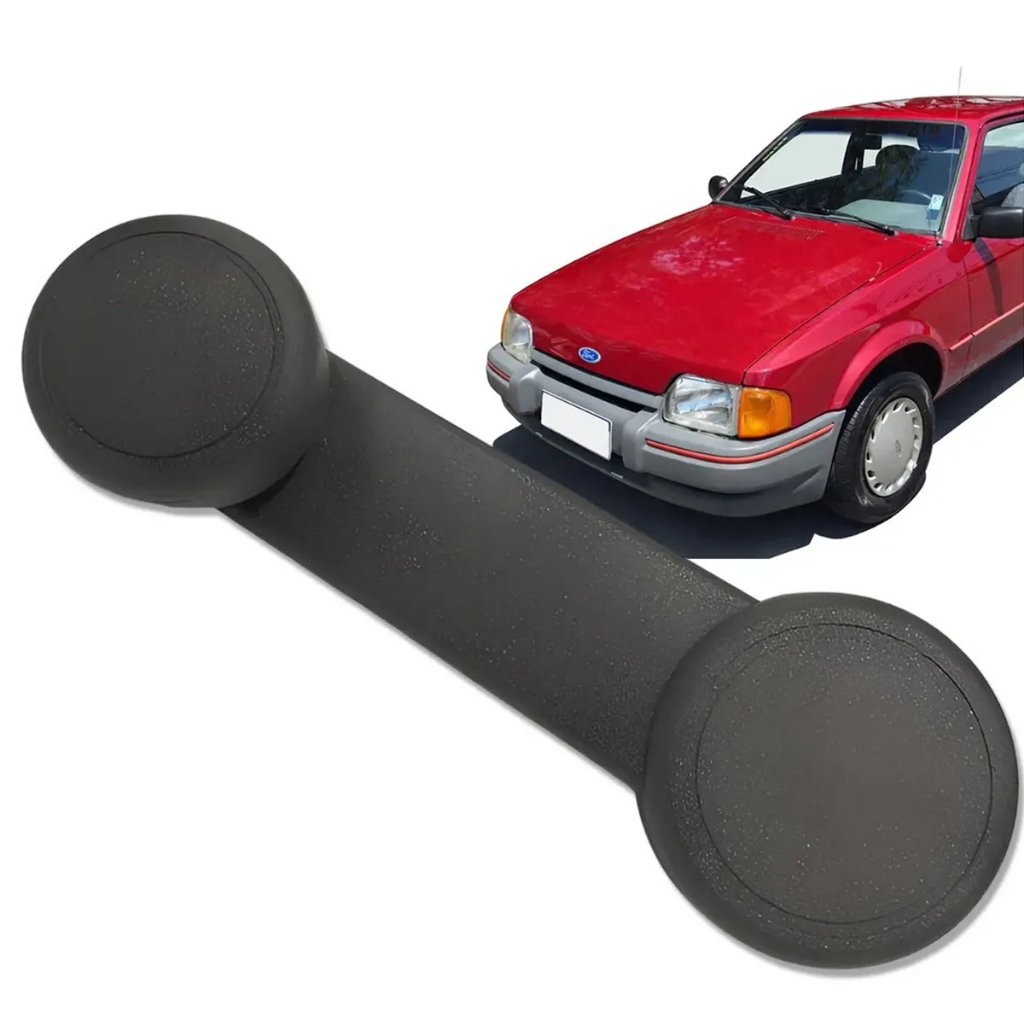 Manivela Vidro Escort Hobby 93 A 96 Cinza Dianteira
