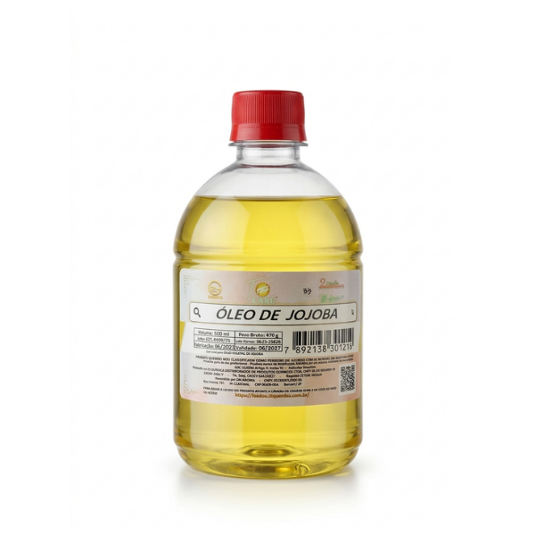 Óleo de Jojoba 100% Puro - Sem Fragrância - 500 ml
