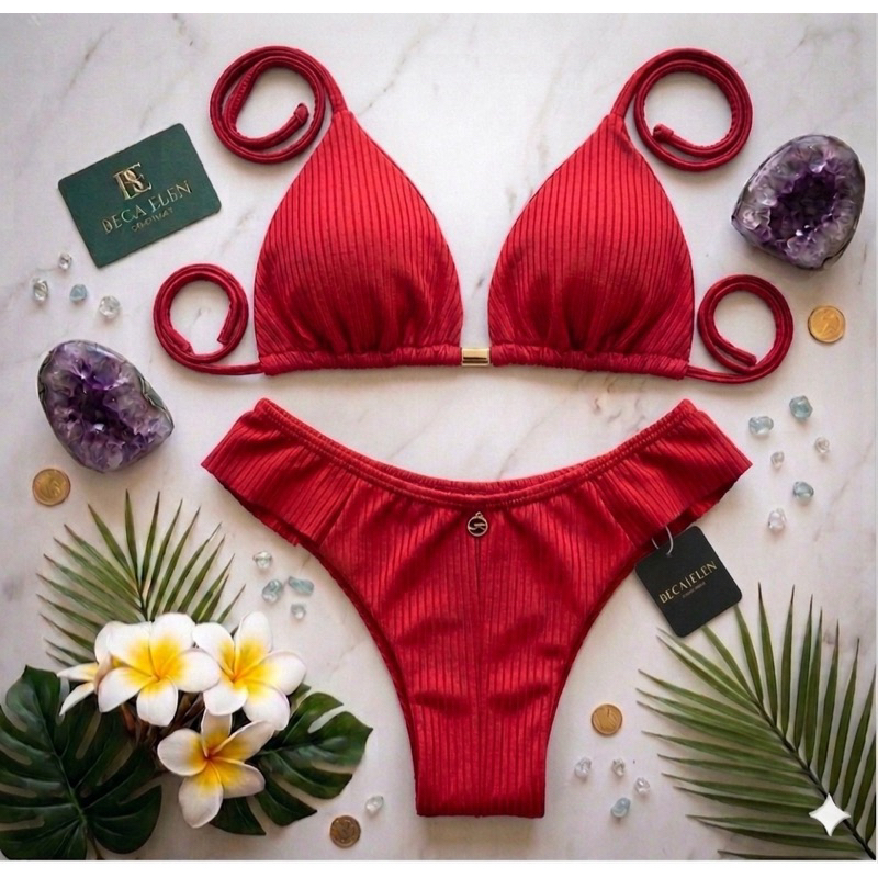 Biquíni Cortininha com bojo removivel e calcinha Fio duplo M / G e GG em Oferta na Shopee