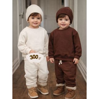 Conjunto Moletom peluciado bebê infantil há 4 anos em Oferta na Shopee