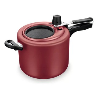 Panela de Pressão 4,5L Com Visor Fechamento Interno Antiaderente MTA CORES