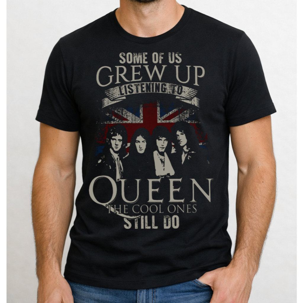 Camiseta Queen Banda Rock Clássicos Freedi Mercury Blusa Rock Camisetas