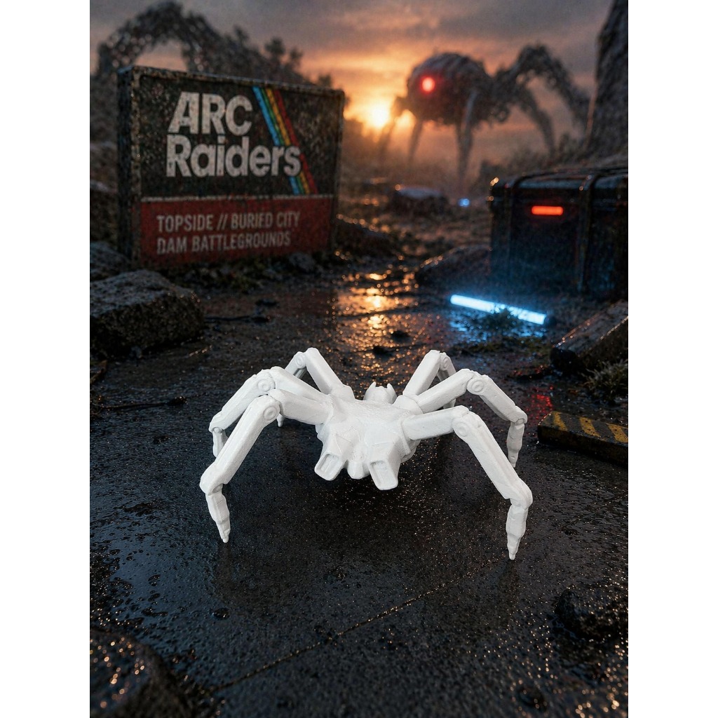 Carrapato Arc Raiders 3D | Miniatura Robô Sci-Fi, Colecionável Gamer Impressão 3D