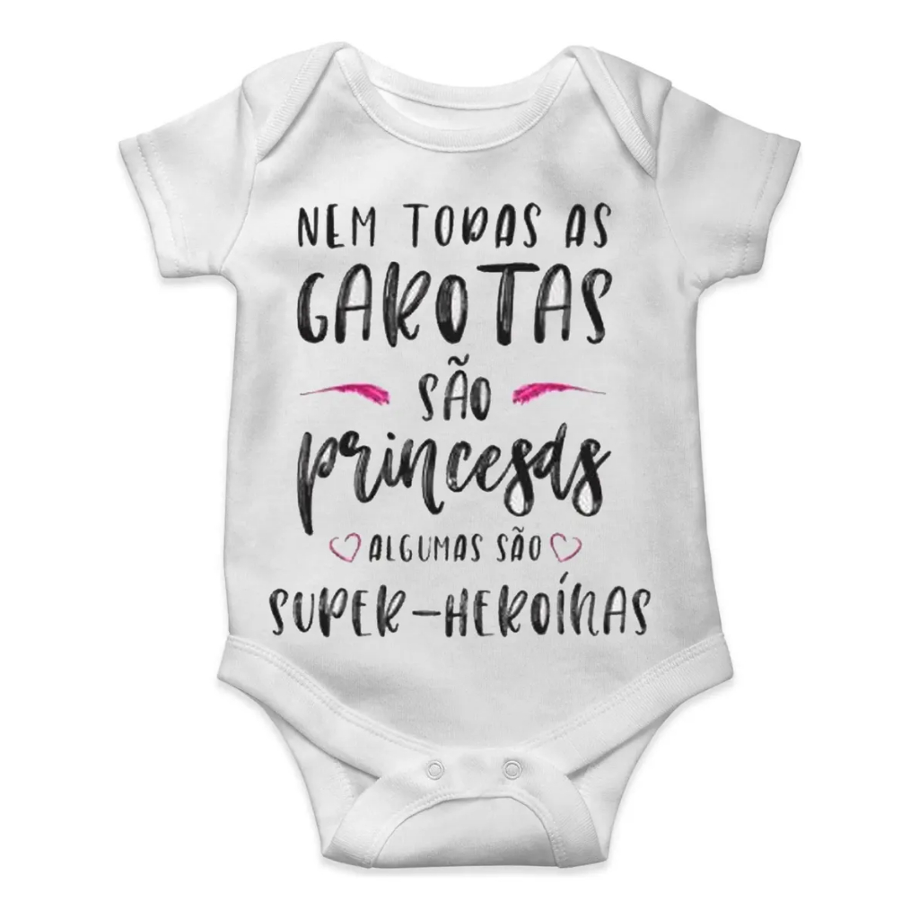 Body De Bebe Mamãe Garotas Princesa Mãe Super-heroína