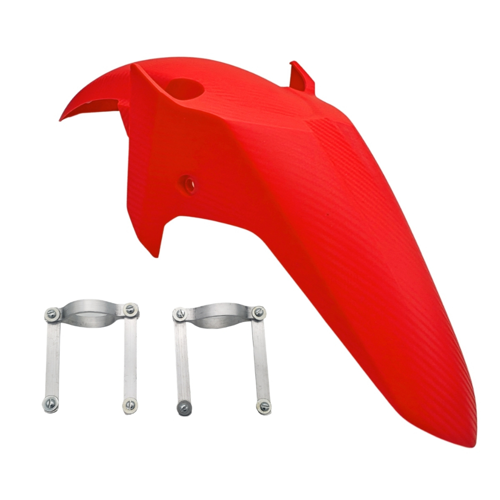 PARALAMA CORES INFERIOR DIANTEIRO PARA BROS MODELO XRE 190 COM SUPORTE ADAPTADOR  CORES