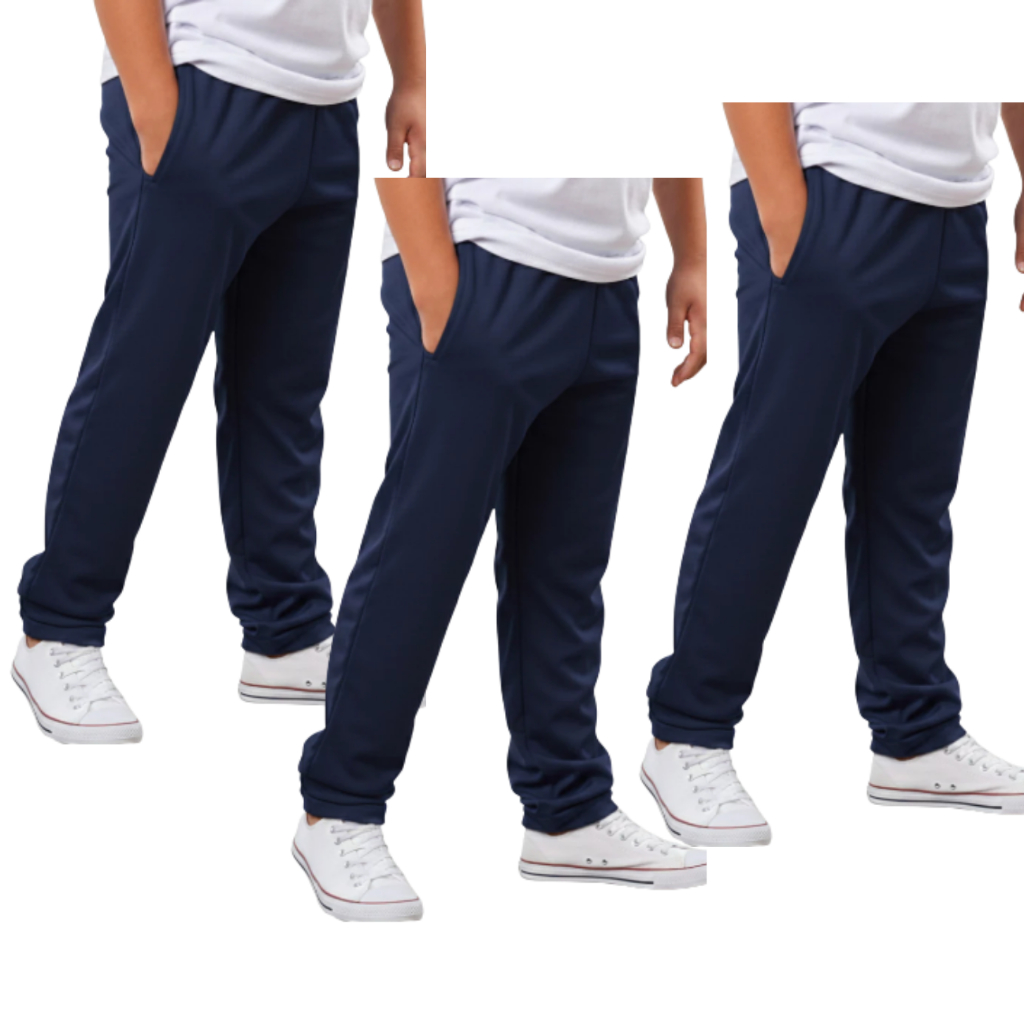 kit 3 Calças infantil Tactel Uniforme Escolar  Esporte Lazer Ar livre