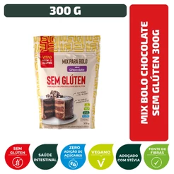 Mix Bolo Chocolate Sem Glúten 300 g