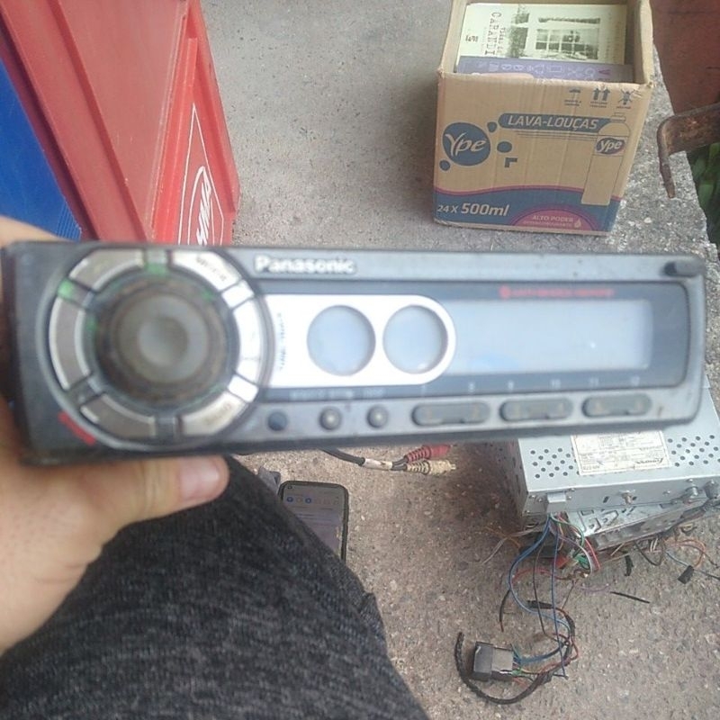 rádio cd carro Panasonic dpg 605 no estado
