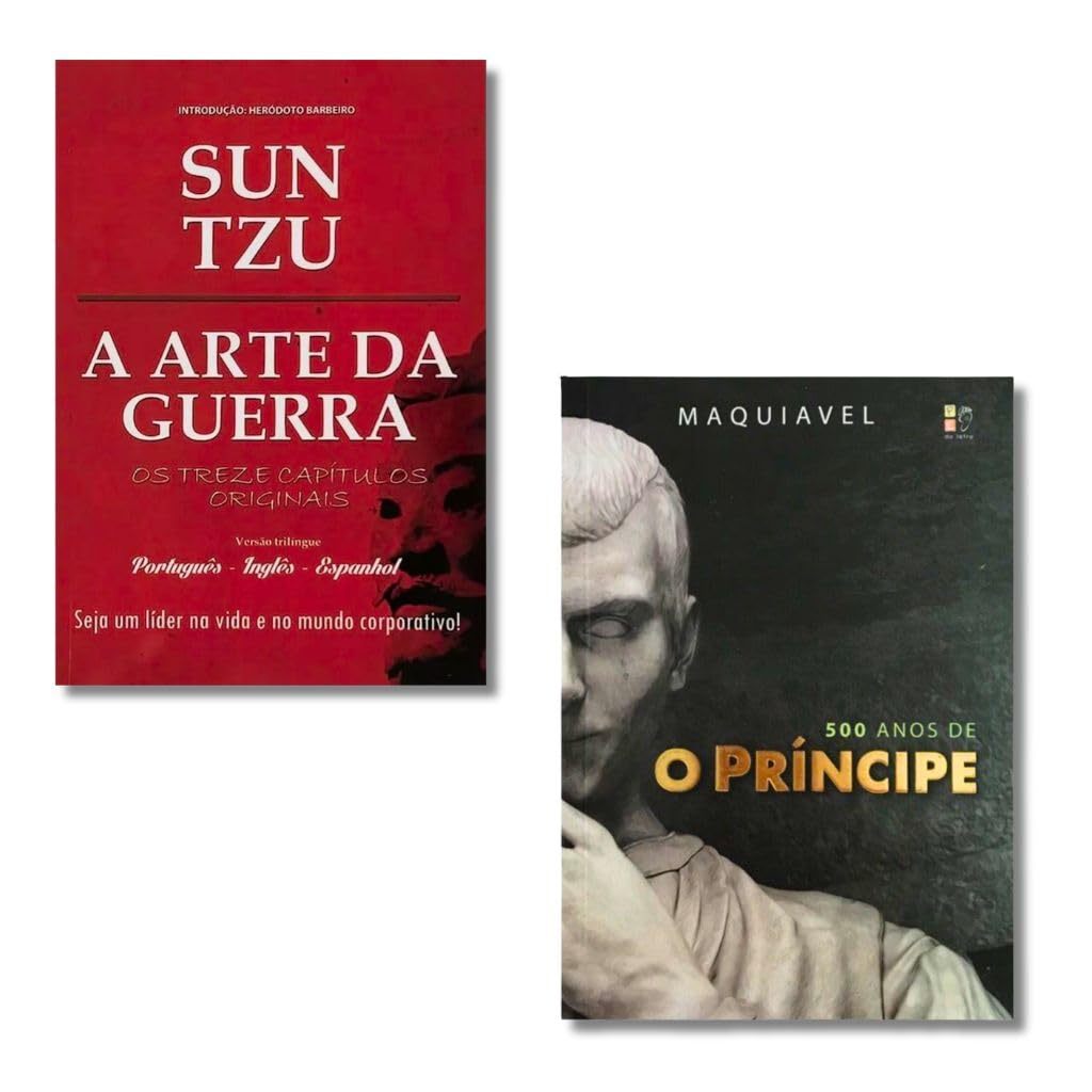 KIT C/ 2 LIVROS - A ARTE DA GUERRA E O PRINCIPE - MAQUIAVEL E SUN TZU