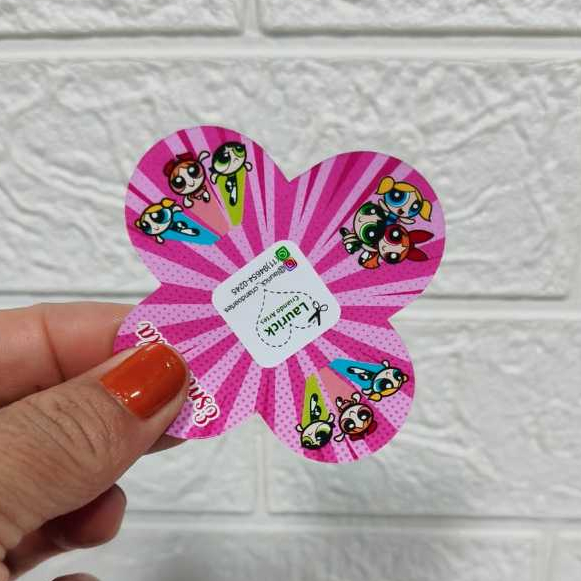 Forminhas para Brigadeiro Doces Festa Aniversário Personalizada Meninas Super Poderosas