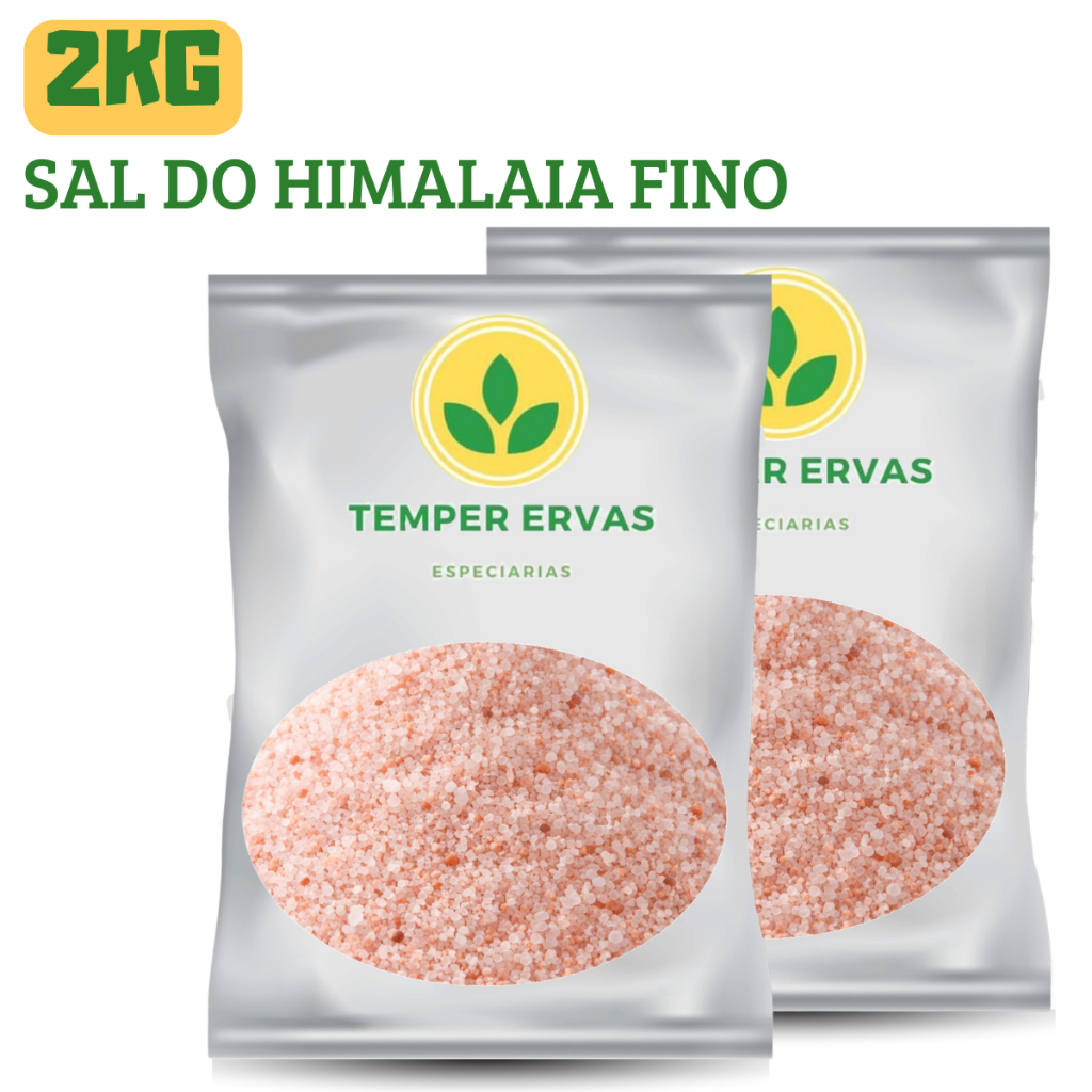 Sal Rosa Do Himalaia Fino 2KG -  PREMIUM