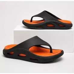 Chinelo Masculino Slide Finger Dedo Anatômico Macio Antiderrapante Confortável Palmilha Removível Nuvem