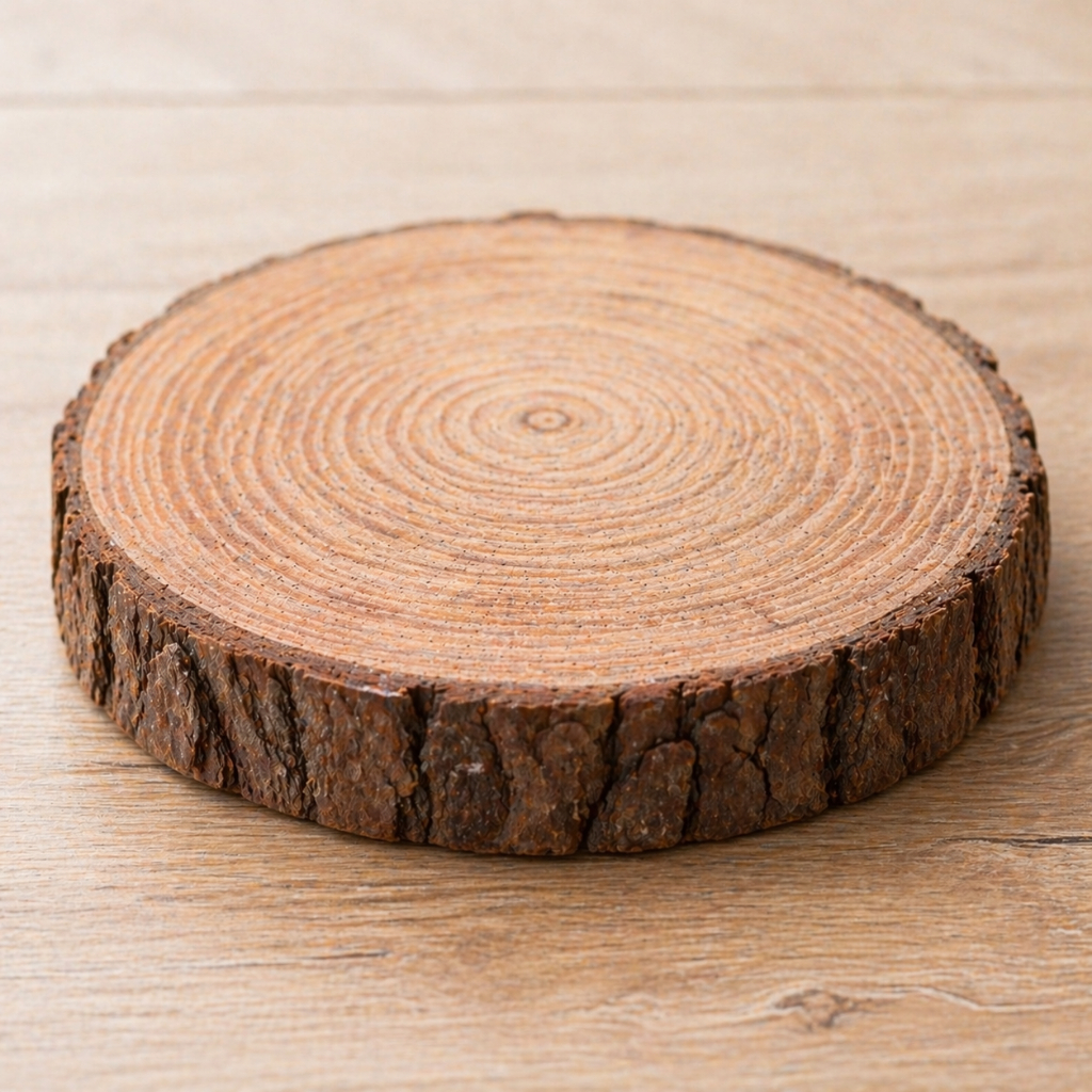 Kit Bolacha de Madeira Natural Reflorestada 10 a 20cm – Rústica | Centro de Mesa, Artesanato e Decoração Premium