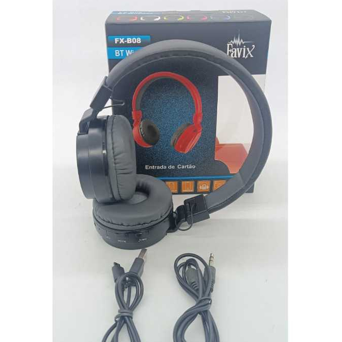 Lote 5 PEÇAS Fone de Ouvido Favix B08 Sem Fio Bluetooth (PEQUENOS DEFEITOS) LEIA A DESCRIÇÃO!!!!