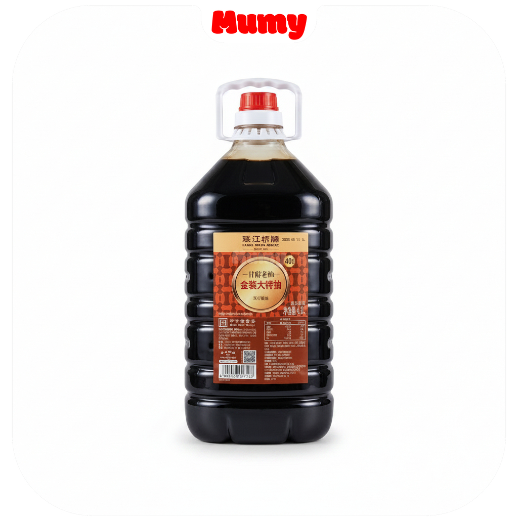 Molho de Soja Shoyu Escuro Superior Pearl River Bridge 4,9l - Superior Dark Soy Sauce - Mumy Box