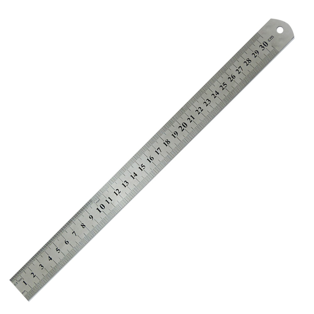 Régua Aço Inox Medidas Centímetros Patchwork Costura Artesanato 30 ou 60cm Westpress