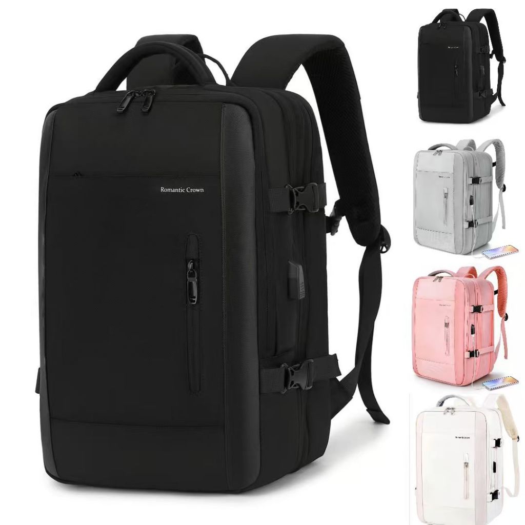 Mochila de Viagem Masculina e Feminina Impermeável e Reforçada com Compartimento para Notebook