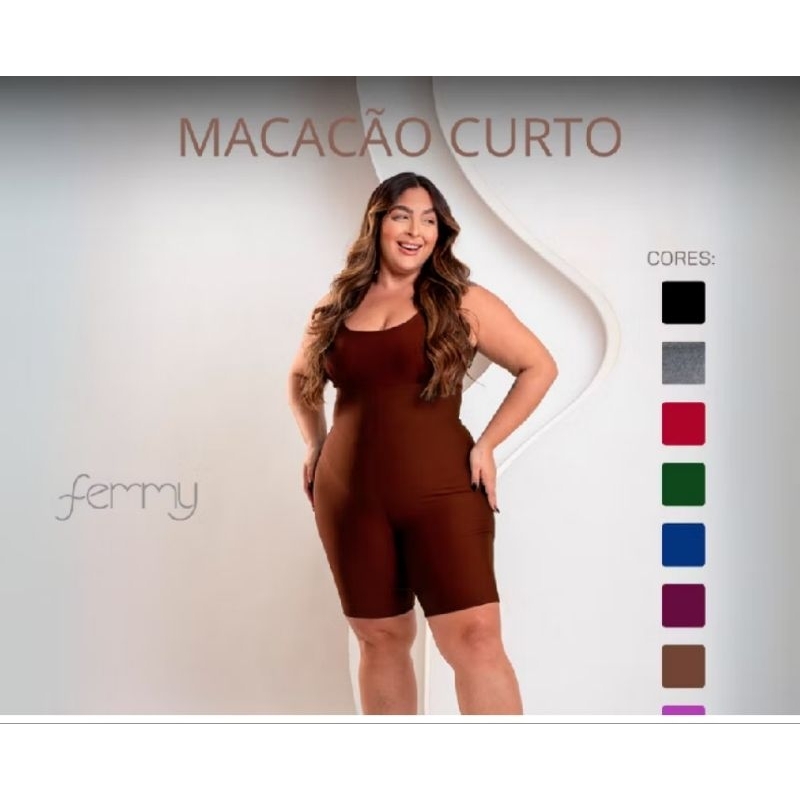 PLUS SIZE Macaquinho Macacão Fitness Zero Transparência Academia Treino EXCELENTE QUALIDADE (COM BOJO REMOVIVEL)