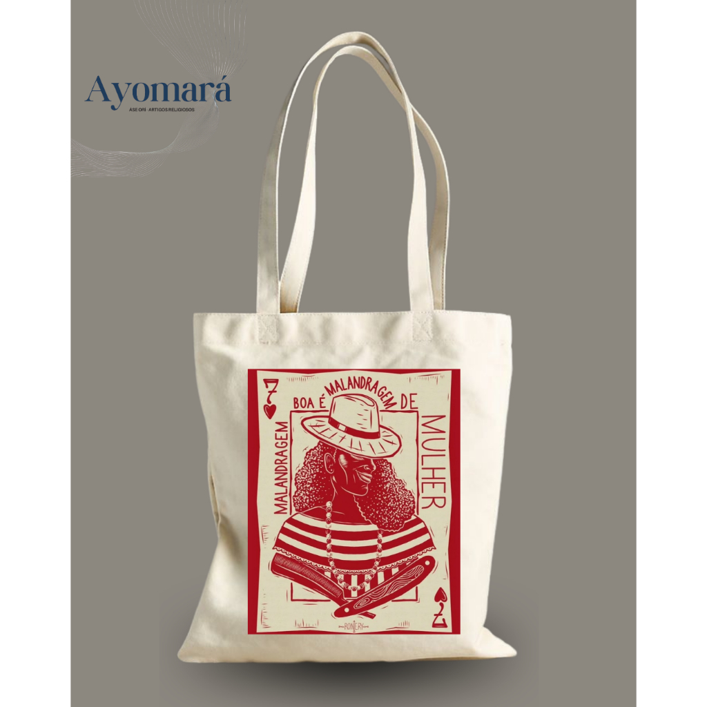 Ecobag de Algodão Maria Navalha: Salve a Malandragem