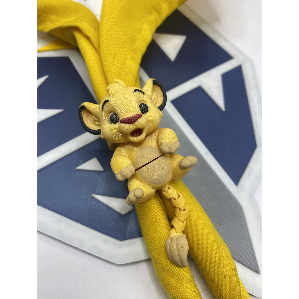 Arganel 3D Simba - Articulado / COLEÇÃO FELINOS