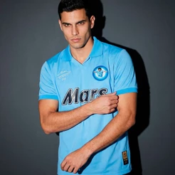 Camisa Napoli Anos 90 Retrô Maradona Masculino Oficial