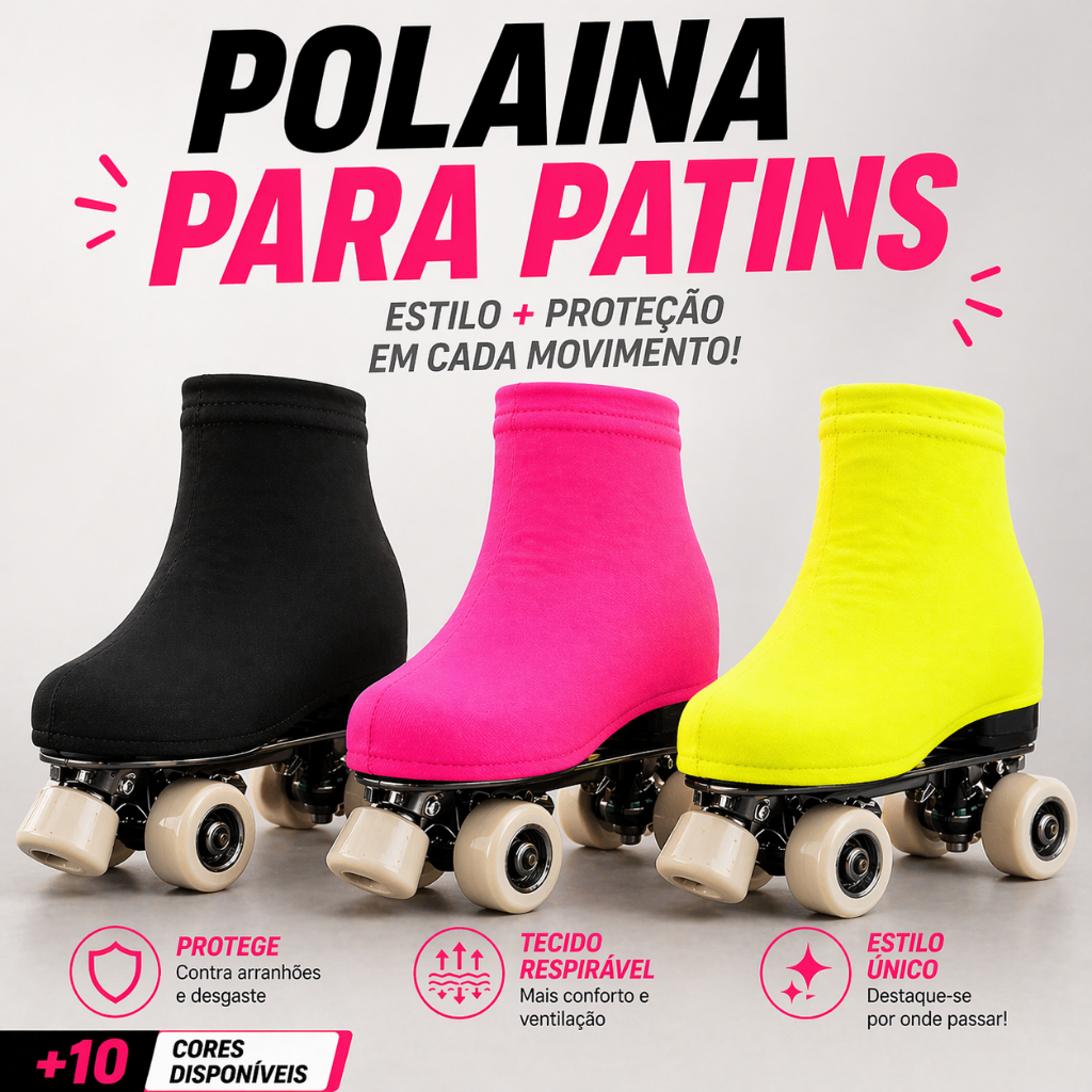 Capa Cobre Bota Polaina Para Patins Quad Capa Protetora para roller Tecido Resistente Elástica Protetora Meia para Roler