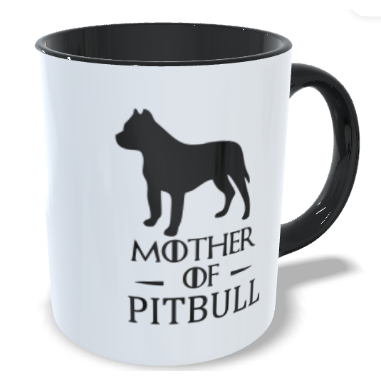 Caneca Xicara Mother of Pitbull Mae de pitbull pit bull pit bul Decoração Presente