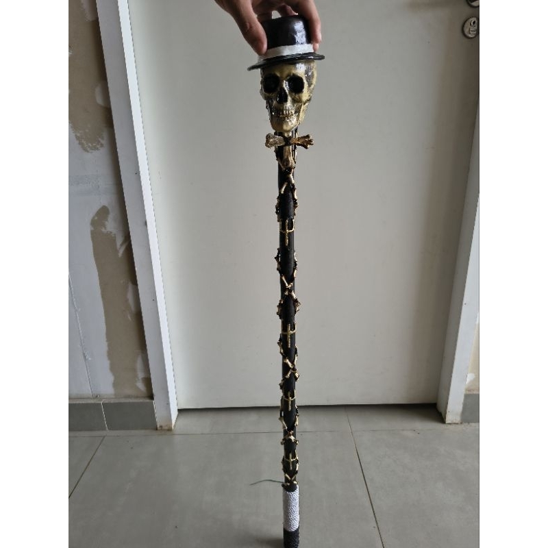 Bengala Exu Caveira Artesanal Feita a mão