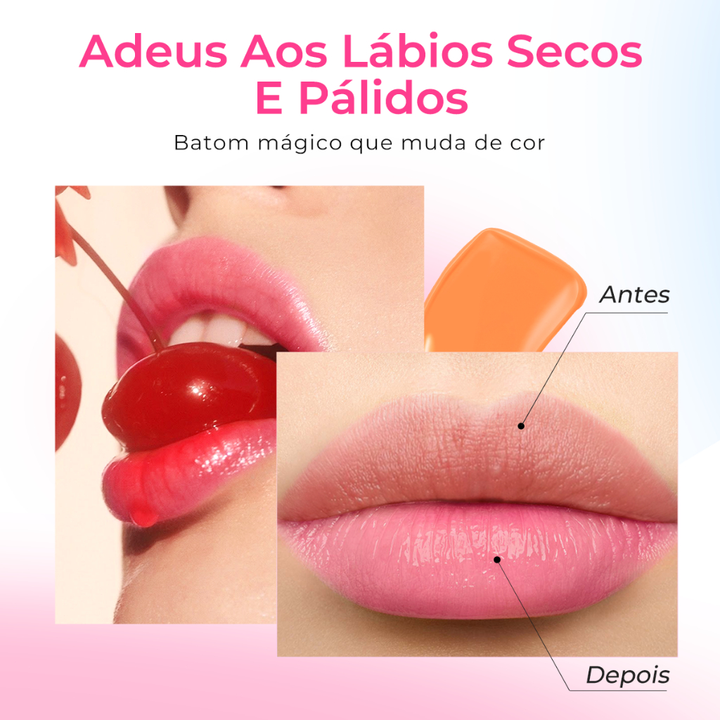 SACE LADY Base Líquida Cushion FPS 30 + Batom Mágico Hidratante Labial de Longa Duração com Brilho – Kit de Maquiagem · foto 2