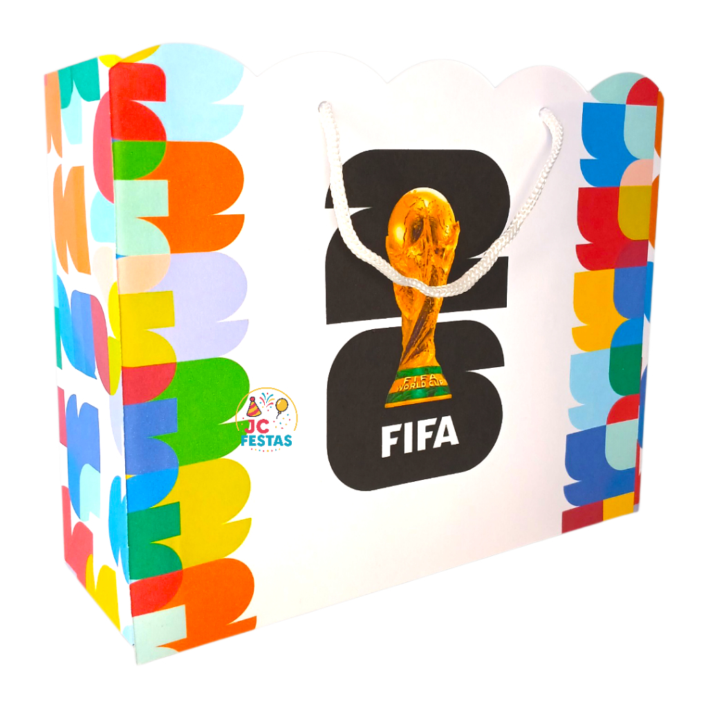 Copa do Mundo Fifa 2026  Futebol Lembrancinha Sacolinhas G para festa aniversario