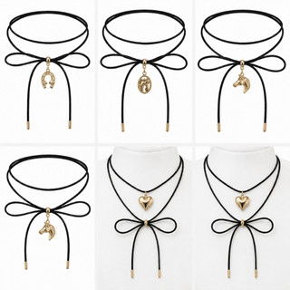 Kit 20 Choker Colar Camurça Country Courinho Varios Modelos Estilo Boiadeira