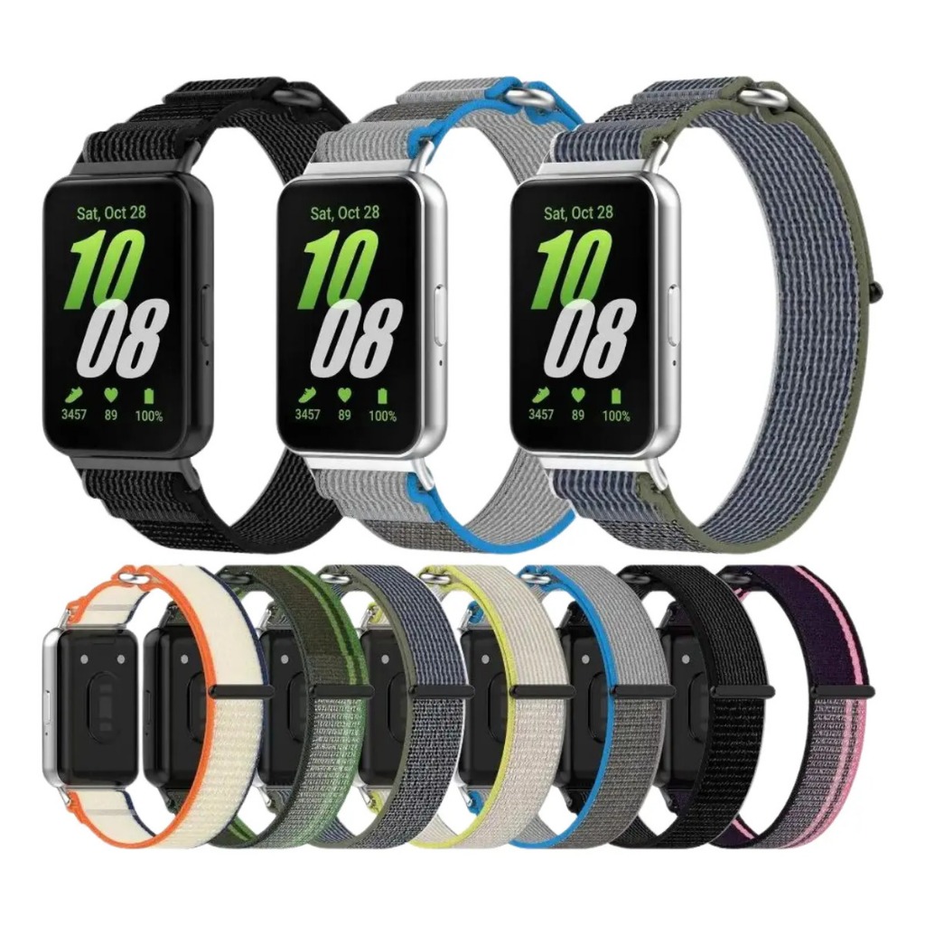 Pulseira De Nylon Sport Compatível Com Samsung Galaxy Fit 3