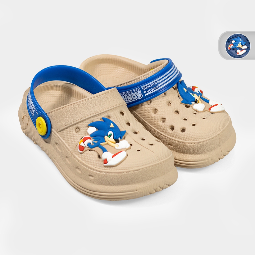 Babuche Sonic New Step Grendene Kids Menino 23466