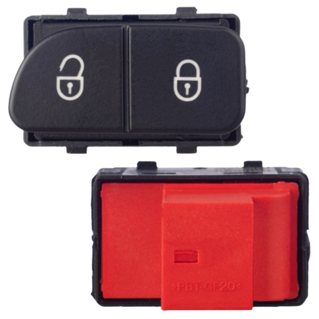 BOTÃO INTERRUPTOR TRAVA ELÉTRICA VW GOL G5 2009/2012 SAVEIRO VOYAGE — imagem 2 de 2