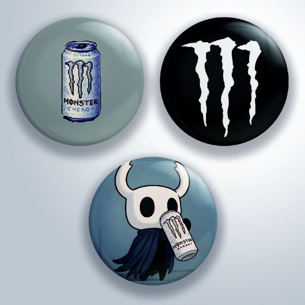 Bottom Monster Energy / Energia / Energético Hollow Knight
