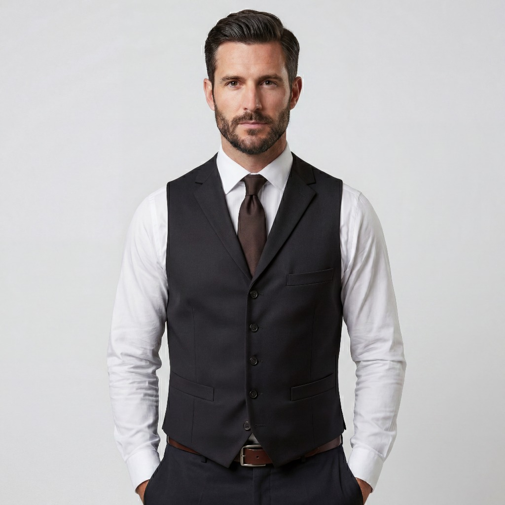 Colete Social Slim Para Terno Masculino