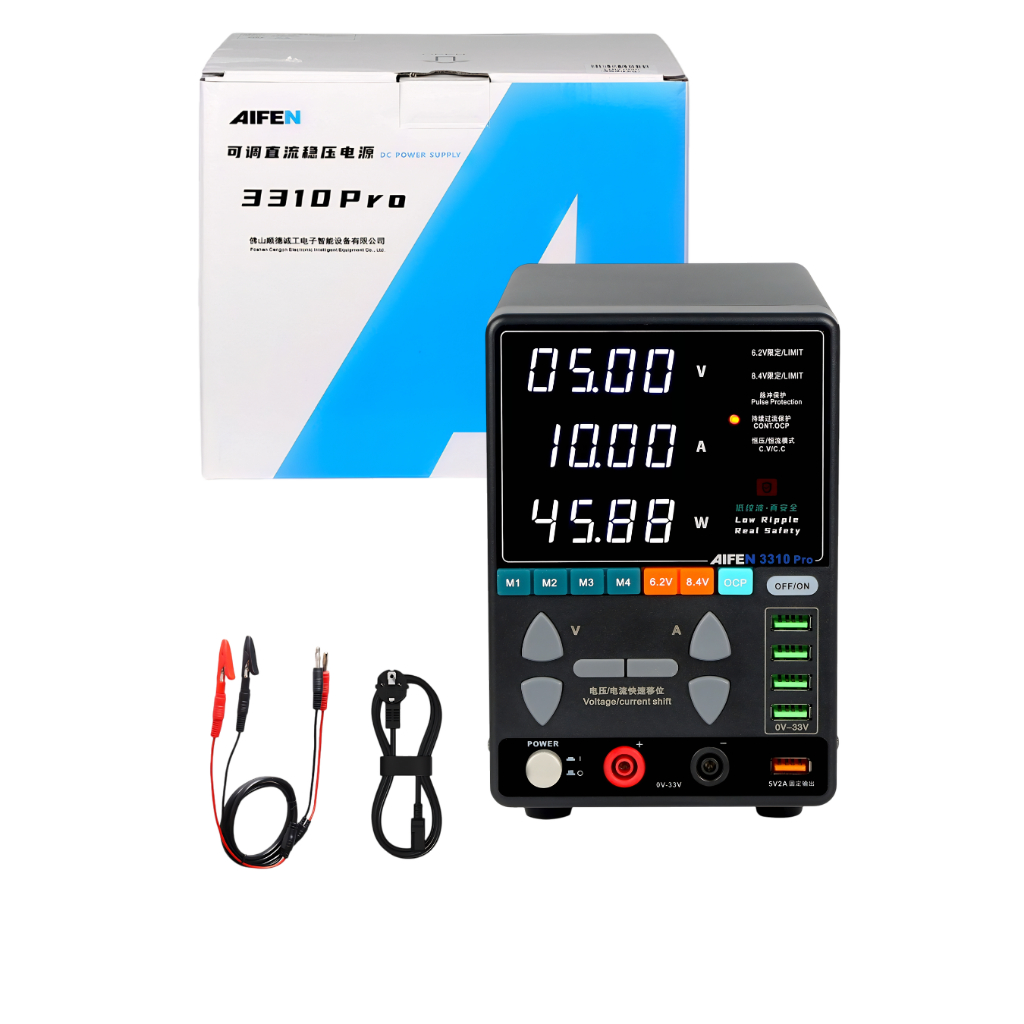 Fonte De Bancada 3310 Pro 33V e 10A Fonte De Alimentação