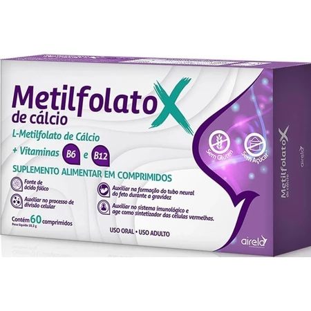 Metilfolato De Calcio 60 comprimidos - Airela