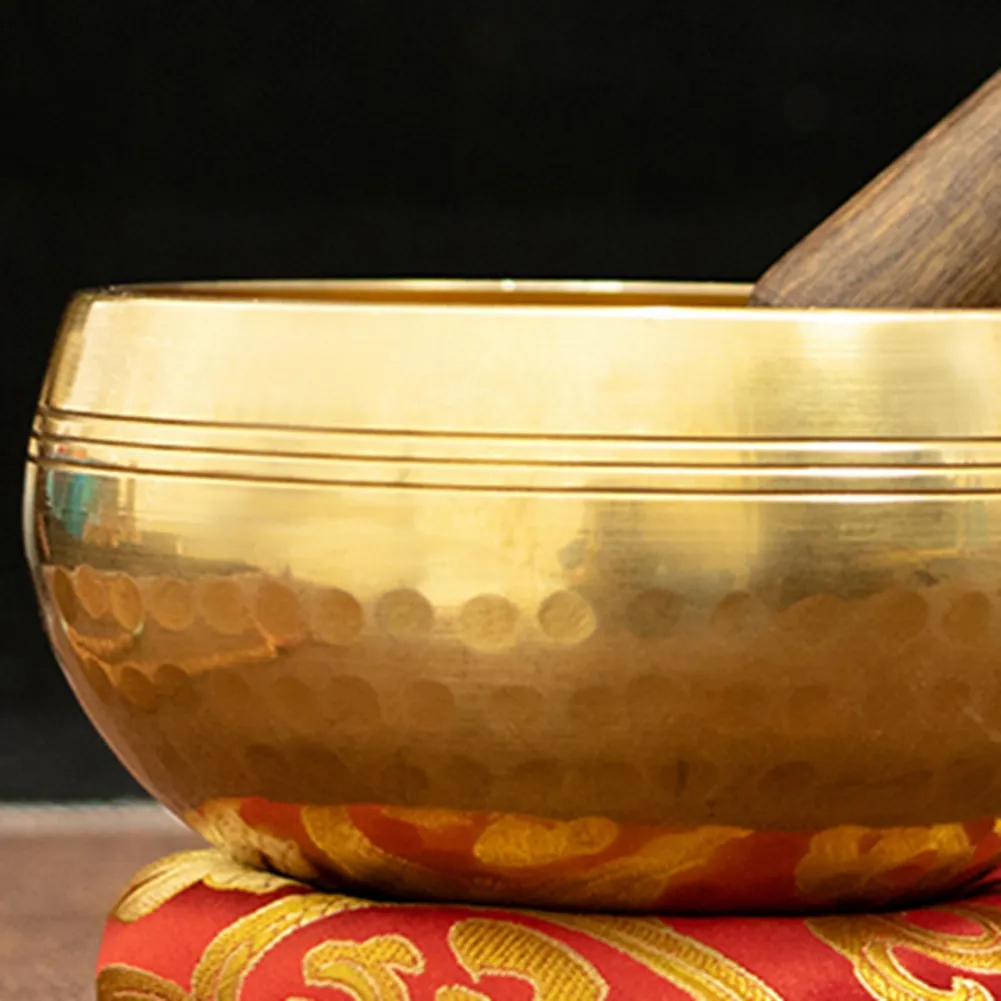 Imagem Sino Tibetano Budista Para Meditação e Yoga - Tigela Budista - Decoração - Feita a Mão no Nepal