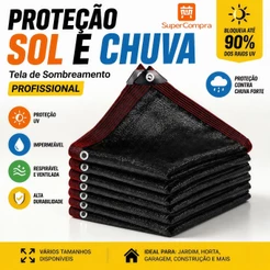 Rede Sombreamento Paranet 98% Largura 2/3/4/5/6 Metros Rede de Sombreamento Anti-Calor Criptografia 18 Agulhas Rede Para