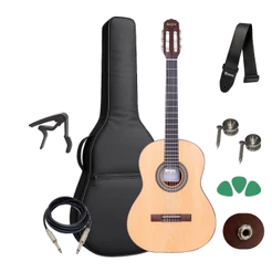 Kit Rozini Violao Eletrico Capa E Acessorios Full Rx201