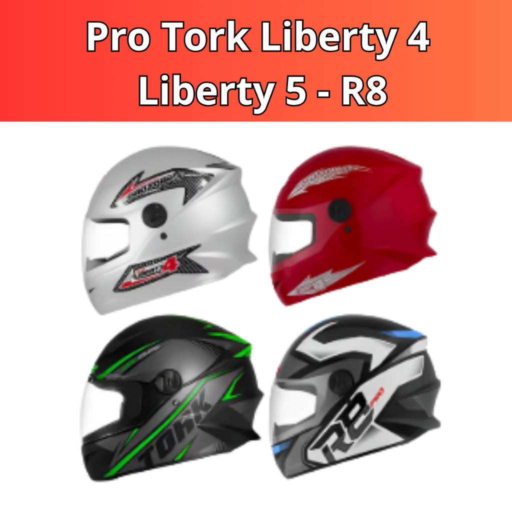 Viseira Cristal Para Capacete New Liberty 4 Liberty 5 e R8 Compatível Pro Tork