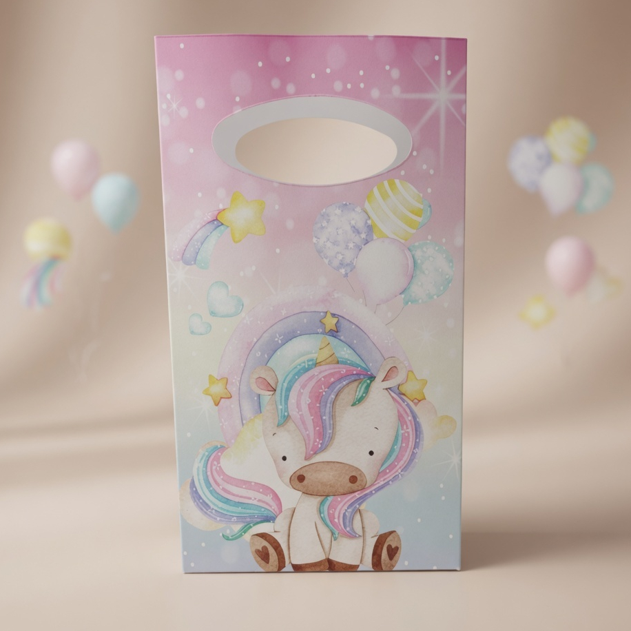 Sacolinha P Unicórnio/ Para Festa Infantil /Lembrancinha para Aniversário